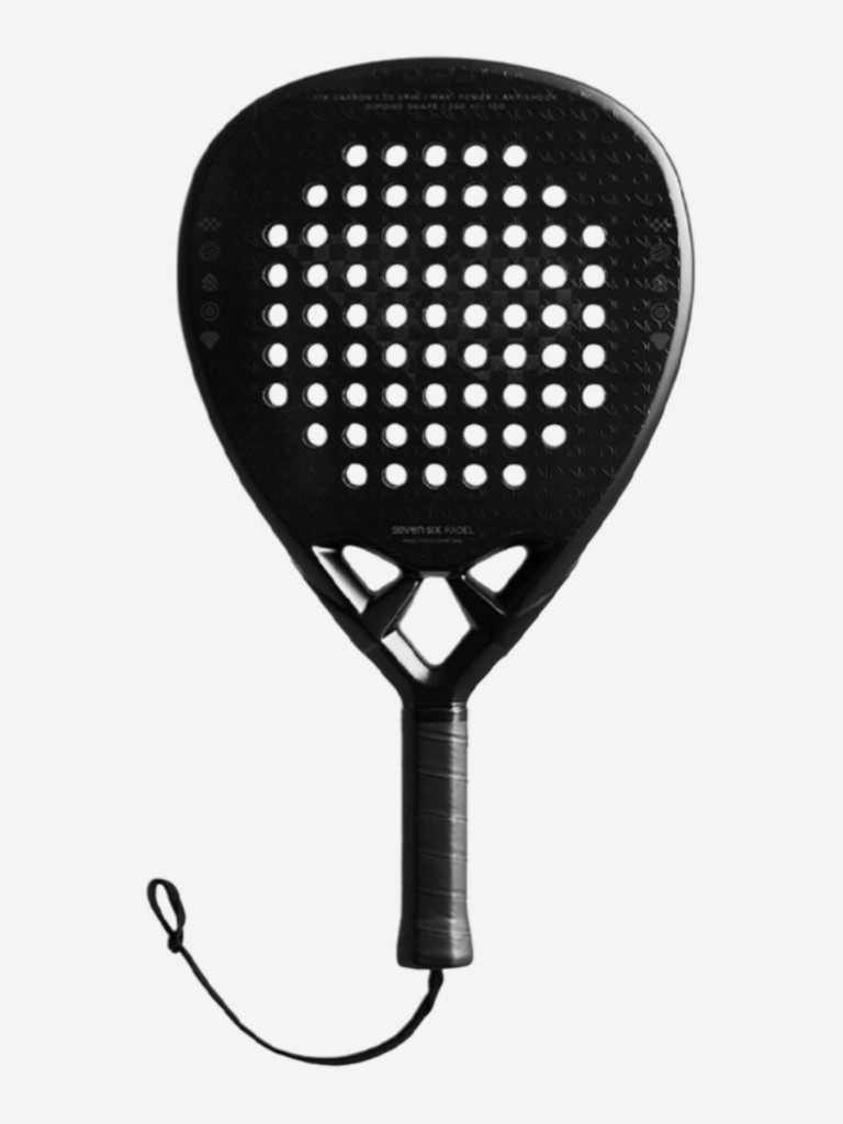 Ракетка для падел тенниса 7/6 Stealth Night 2025, форма: круглая, сердцевина: EVA