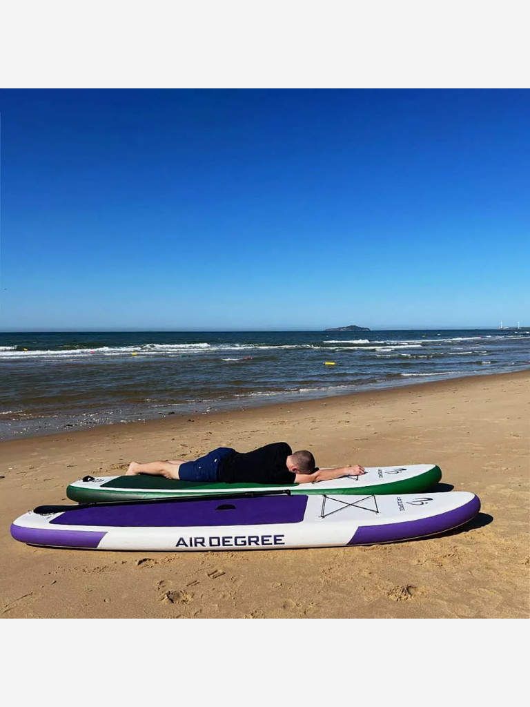 Прогулочный надувной сапборд Air Degree 10'6"х32"х6" purple