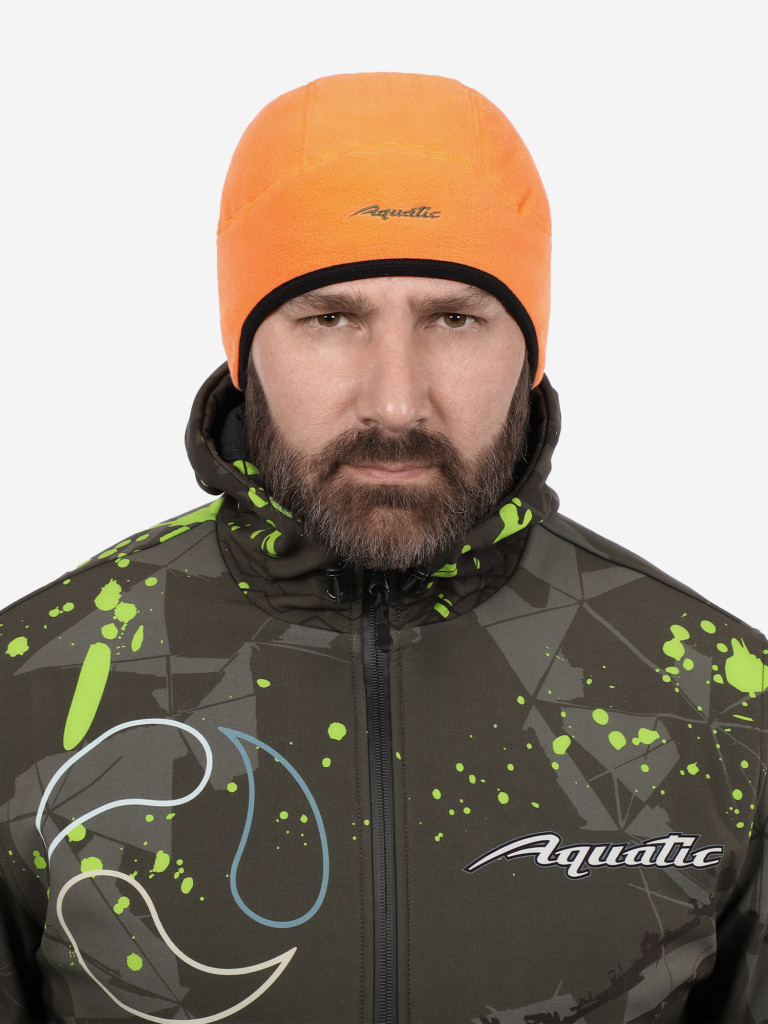 Шапка теплая softshell с флисом Aquatic Шф-11