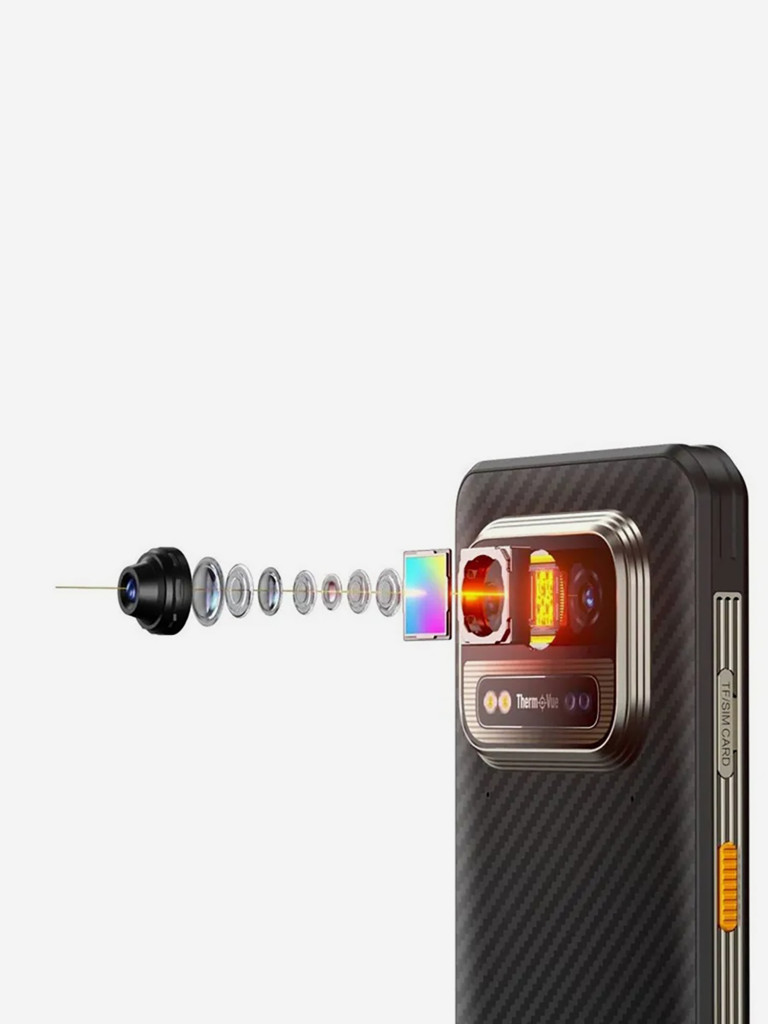 Смартфон Ulefone Armor 25T 8+256GB Frost Black, 6.78”, FHD+, 120Hz, MTK G99, And14, 50+64, 32, ThermoVue, 6500mAh