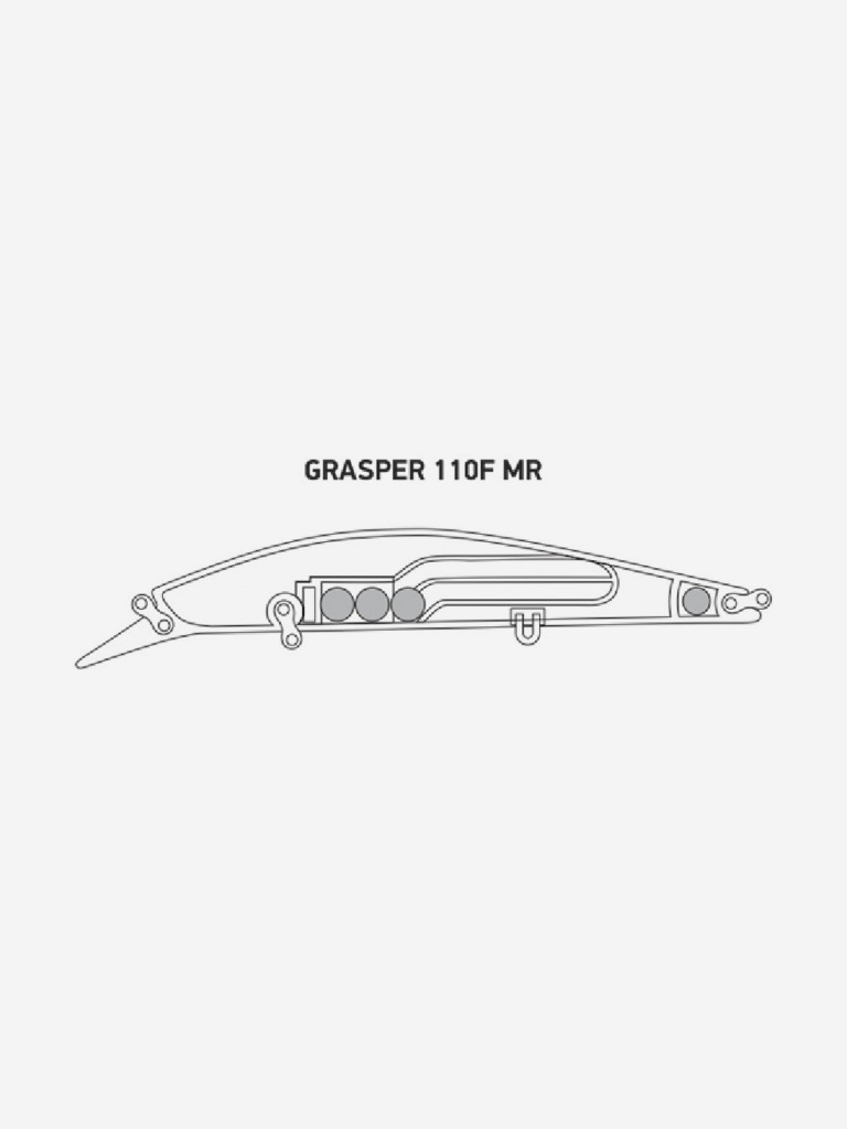 Воблер LureMax Grasper 110F MR-045 18,5 гр плавающий