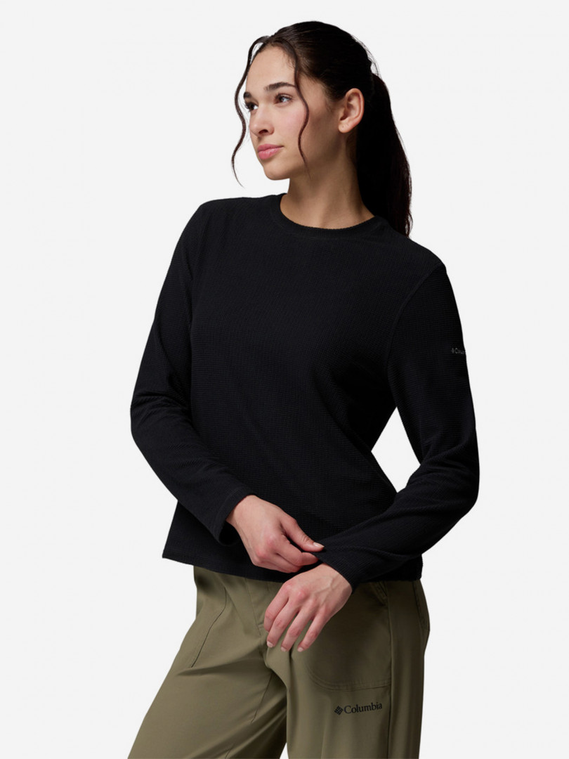 Рубашка женская Columbia Brea Falls Grid Crew Ls Черный 3999₽