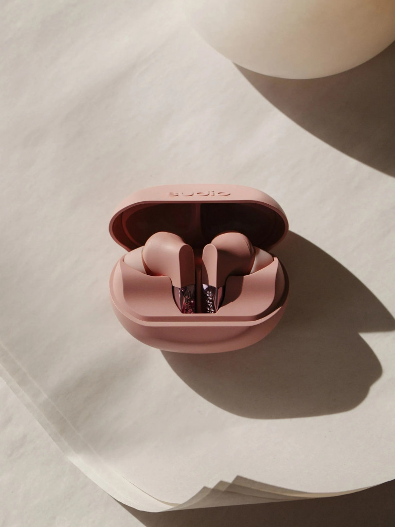 Беспроводные наушники Sudio N3 Pro In-Ear TWS Headphone с активным шумоподавлением, цвет: розовый