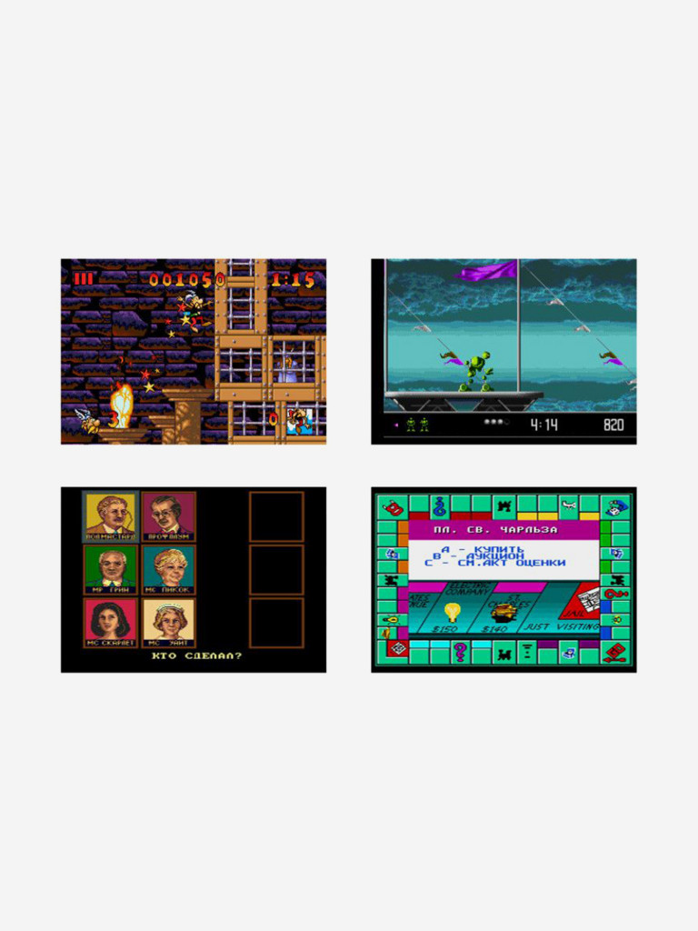 Картридж игровой DVTech 9 игр (на русском) 16bit