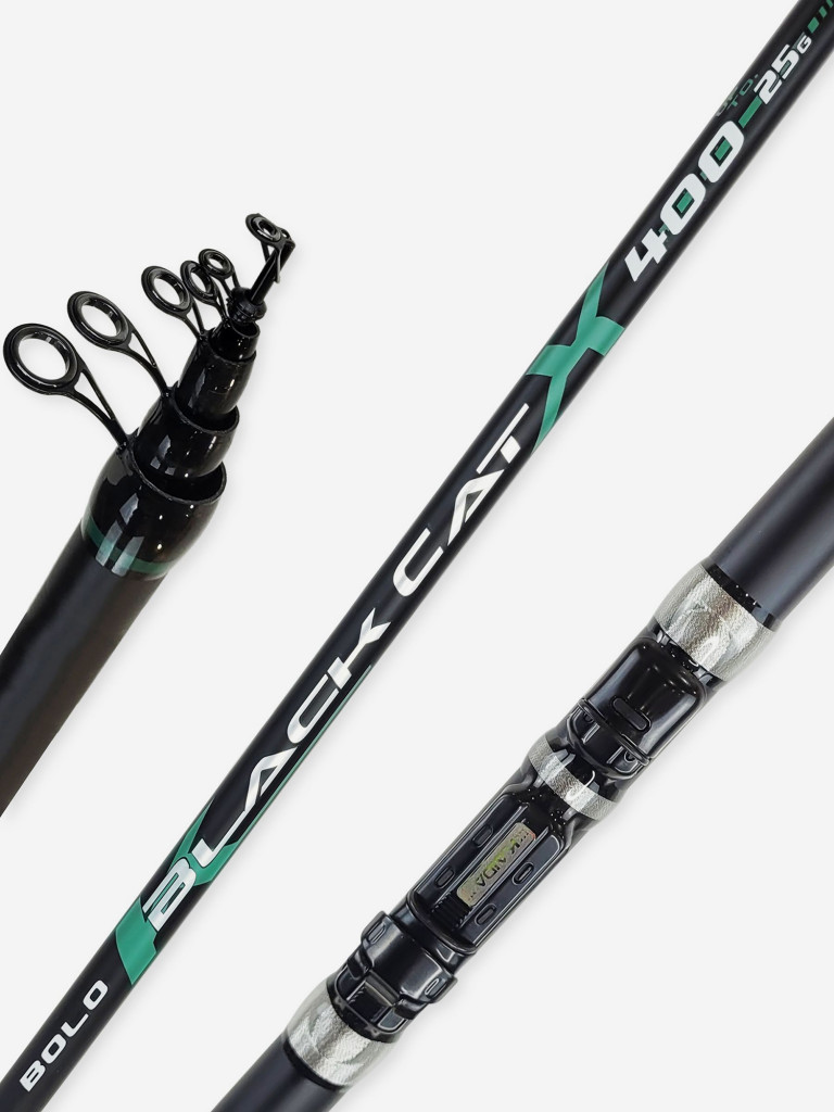Удилище Kaida BLACK CAT MX Bolo 5.00м, с кольцами