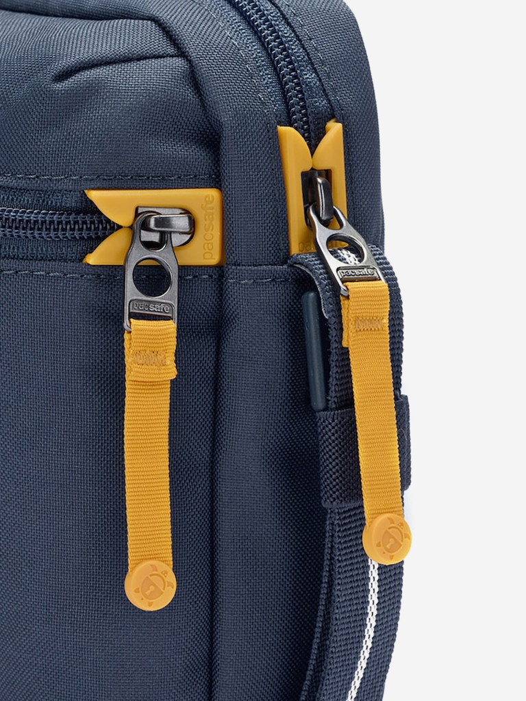 Сумка антивор Pacsafe GO Micro Crossbody, темно-синий, 1,5 л.