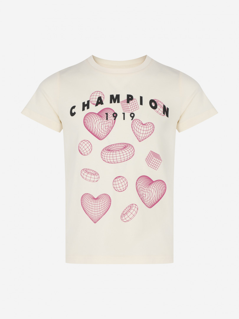 Футболка для девочек Champion, Белый