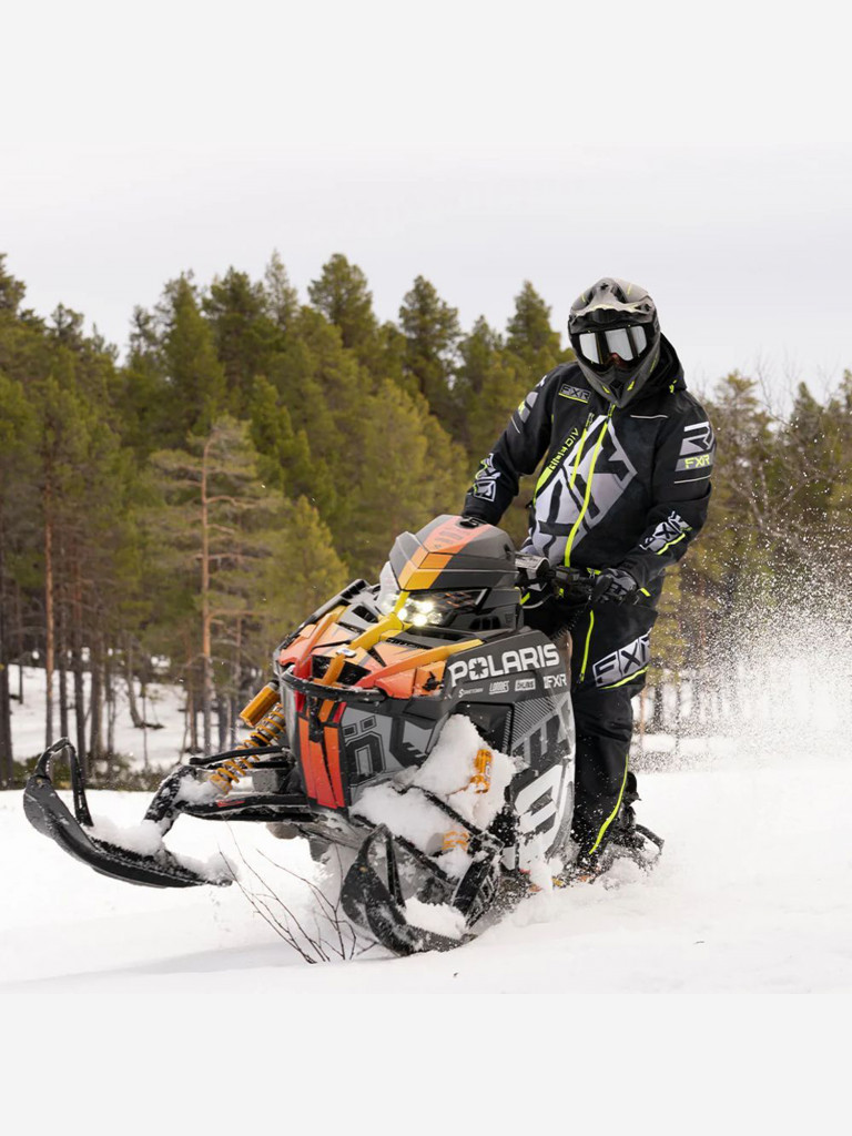 Комбинезон мужской снегоходный FXR CX без утеплителя, Black/Black Camo/Hi Vis