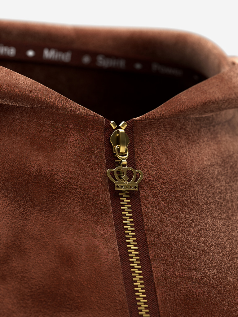 Коричневый велюровый костюм spsm