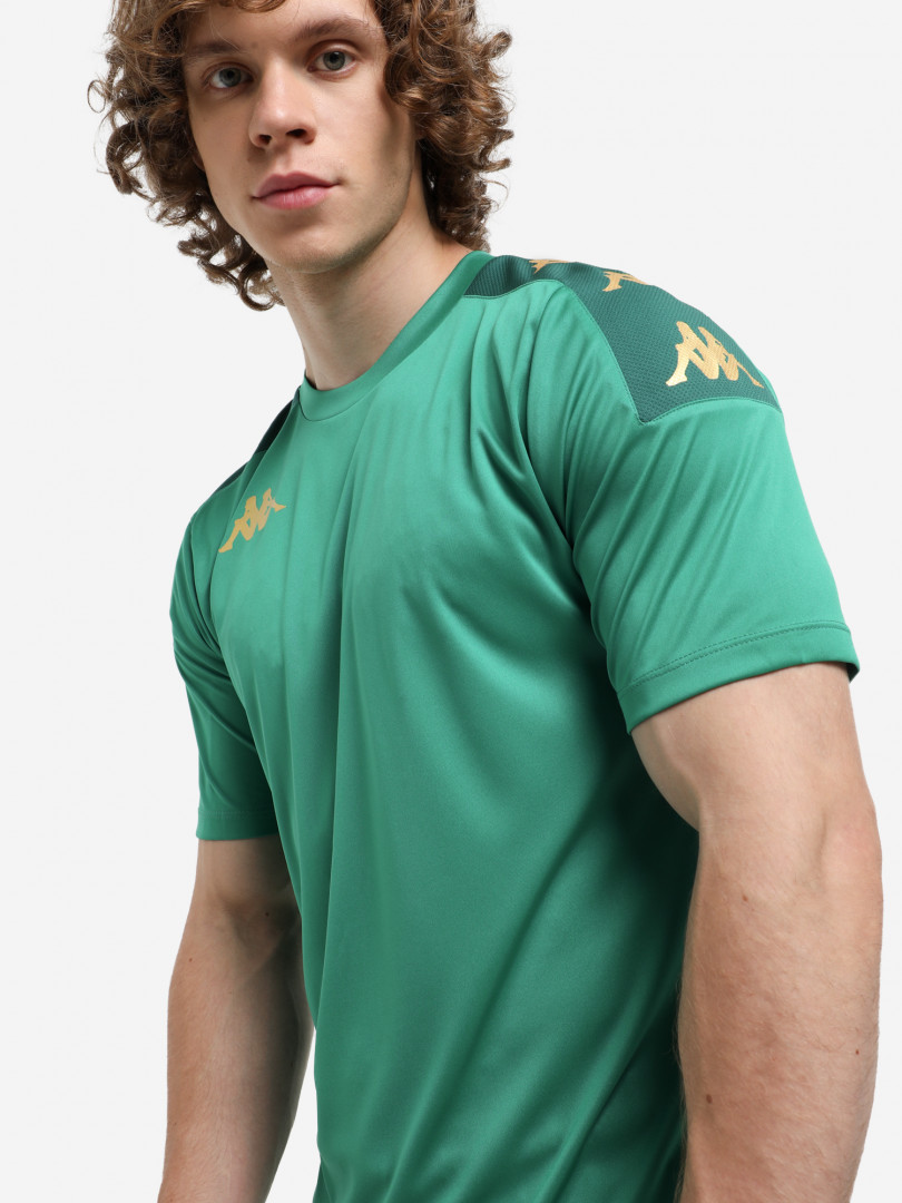 фото Футболка мужская kappa, зеленый