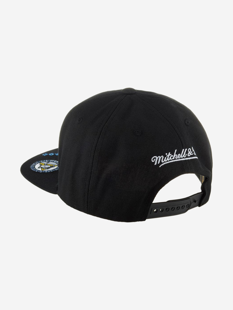 Бейсболка с прямым козырьком MITCHELL NESS 6HSSSH22089-PPEBLCK Pittsburgh Penguins NHL (черный)