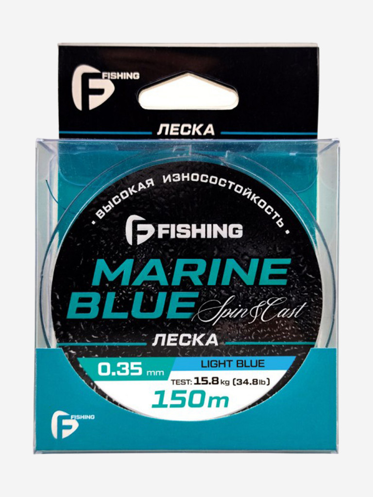 Леска Marine Blue Spin F-FISHING 150м 0,35мм 15,8кг/34,8lb