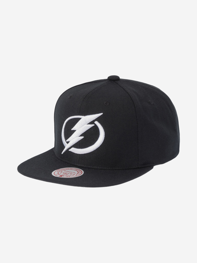 Бейсболка с прямым козырьком MITCHELL NESS HS8035-TBLBLCK Tampa Bay Lightning NHL