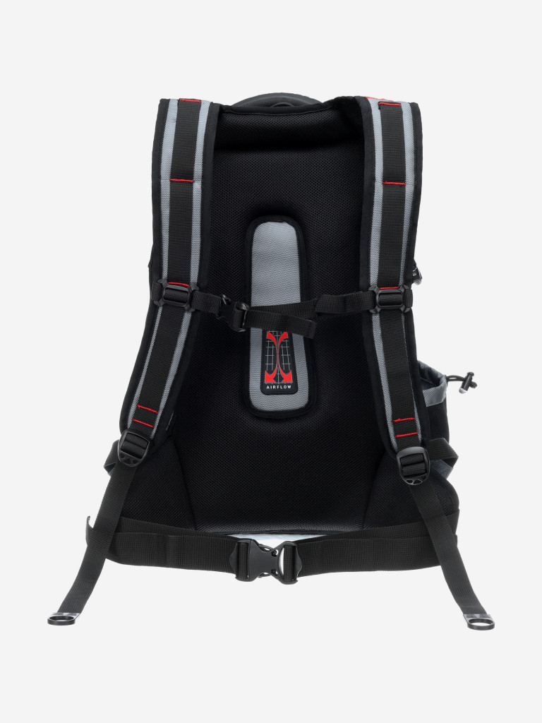 Рюкзак TORBER DRIVE с отделением для ноутбука 15", серый/красный, полиэстер, 30 л