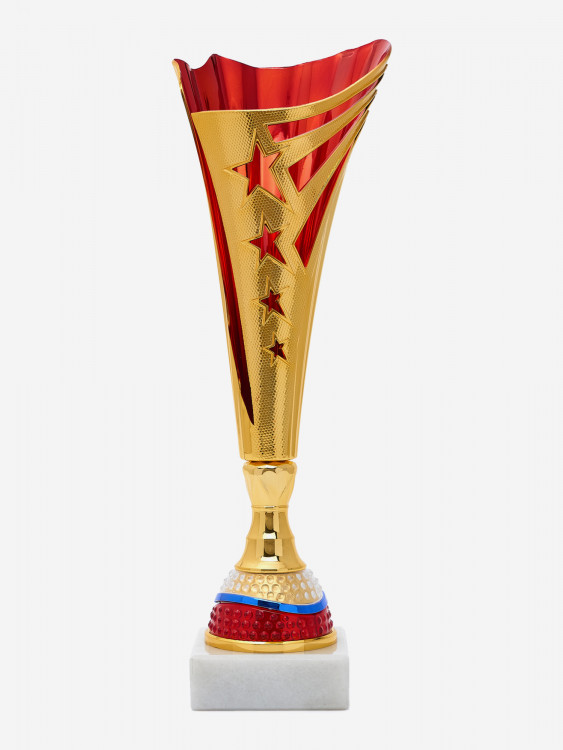 Спортивный кубок для награждения победителя 37 см красный