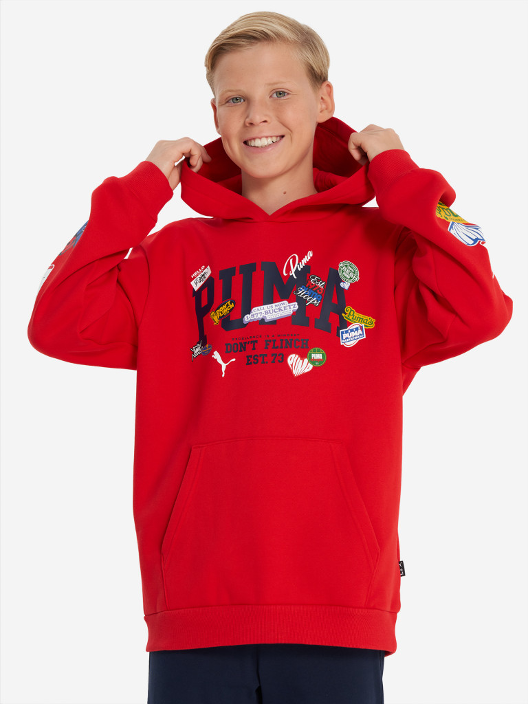 Худи для мальчиков PUMA Basketball Hooperhotline