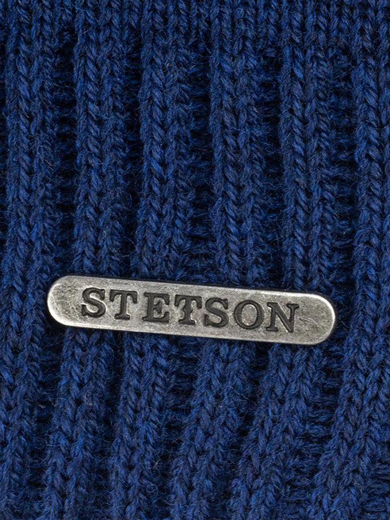 Шапка с отворотом STETSON 8529301 PARKMAN (синий)