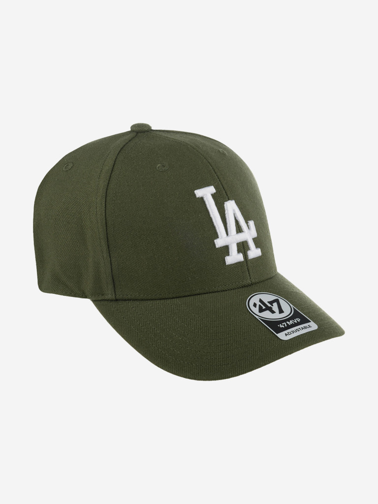 Бейсболка 47 BRAND B-MVP12WBV-SWB Los Angeles Dodgers MLB (оливковый)