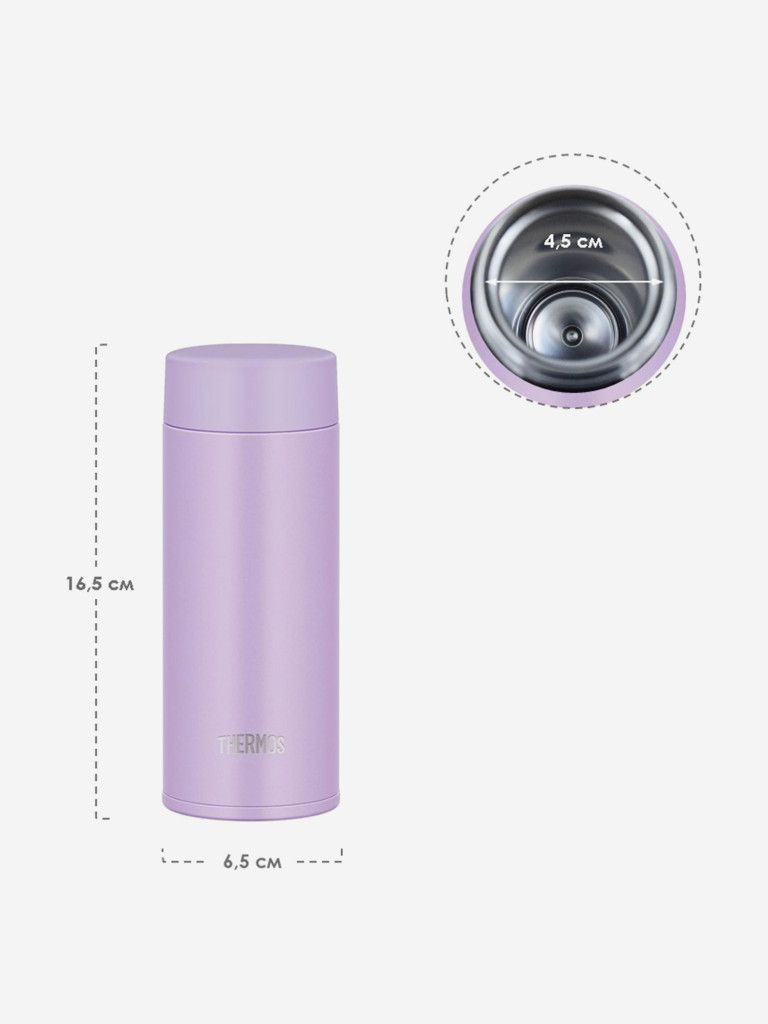 Термокружка для кофе 350 мл THERMOS JOQ-350 лавандовая
