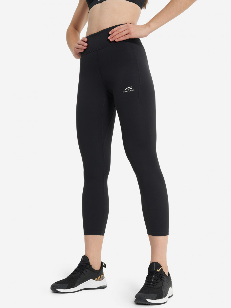 фото Легинсы женские athlex, черный