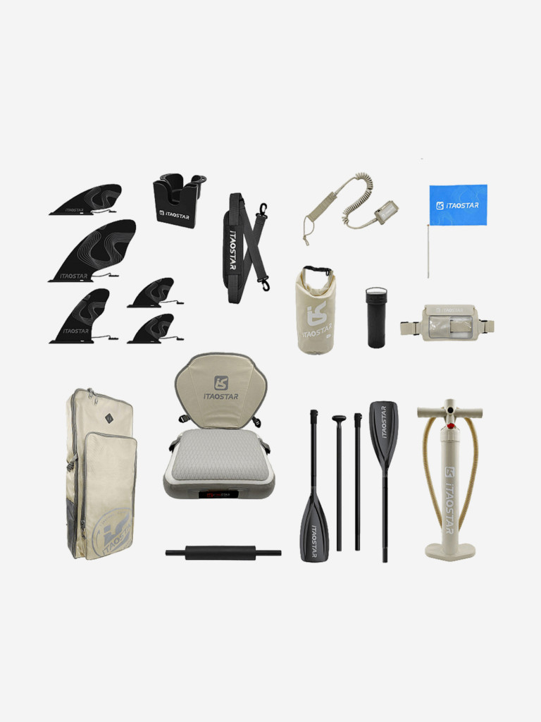 Надувной сапборд/каяк iTAOSTAR Citypark 12x35x6 C03F, 366x89x15 см