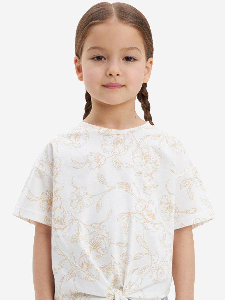 Футболка для девочек с узлом TOTTI KIDS