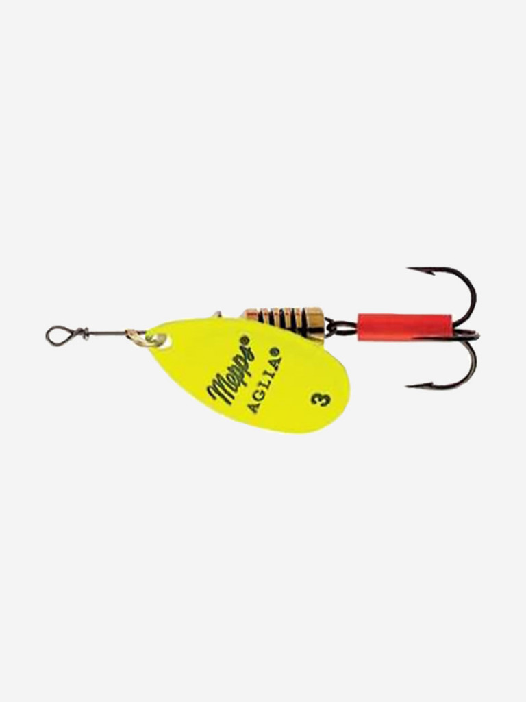 Блесна для рыбалки вертушка Mepps AGLIA FLUO, 3, Chartreuse, 1 штука