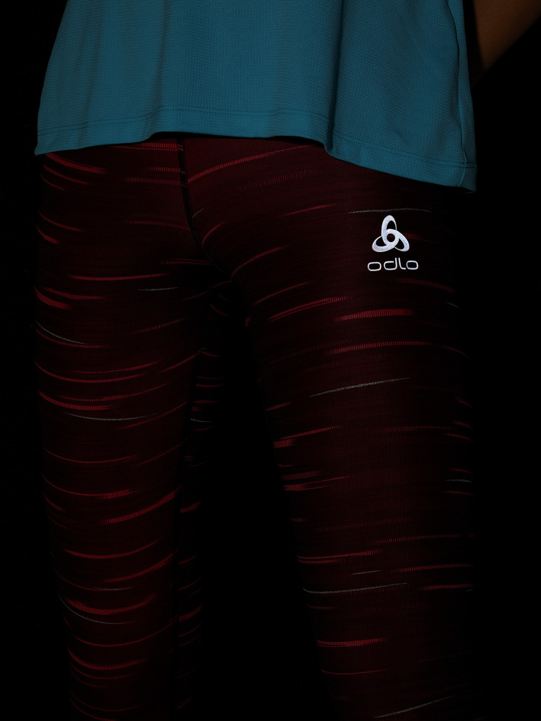 Легинсы женские Odlo Zeroweight Print Reflective