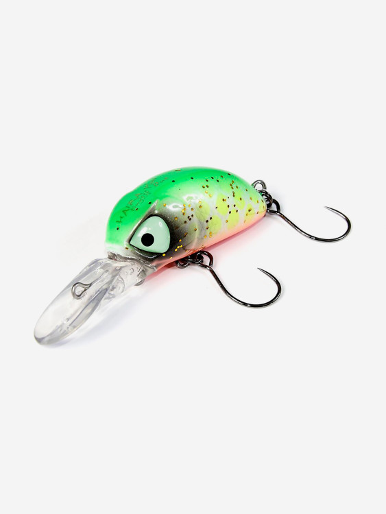 Воблер LUCKY JOHN Pro Series HAIRA TINY ATG LBF, длина 3,3 см, Plus Foot, крэнкбейт для форели