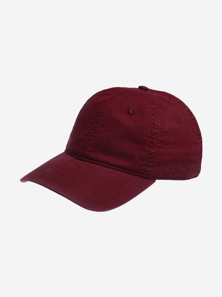 Бейсболка STETSON 7711102 BASEBALL CAP DELAVE ORGANIC (малиновый)