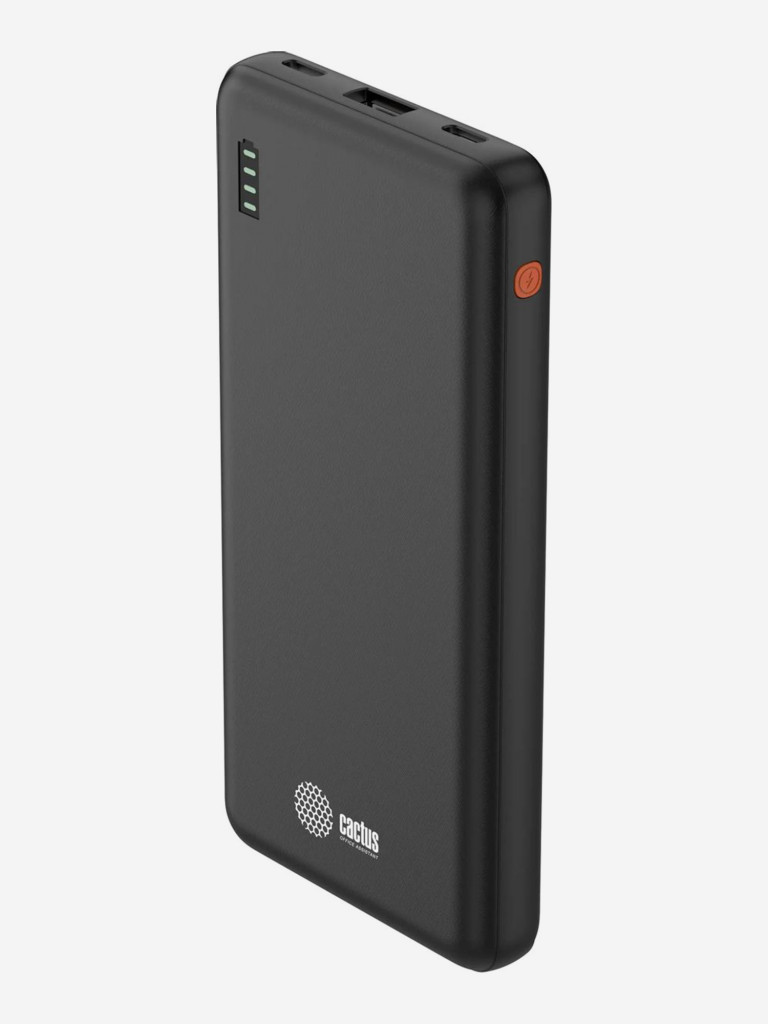 Внешний аккумулятор Cactus CS-PBFSAA-10000, 10000мAч, черный
