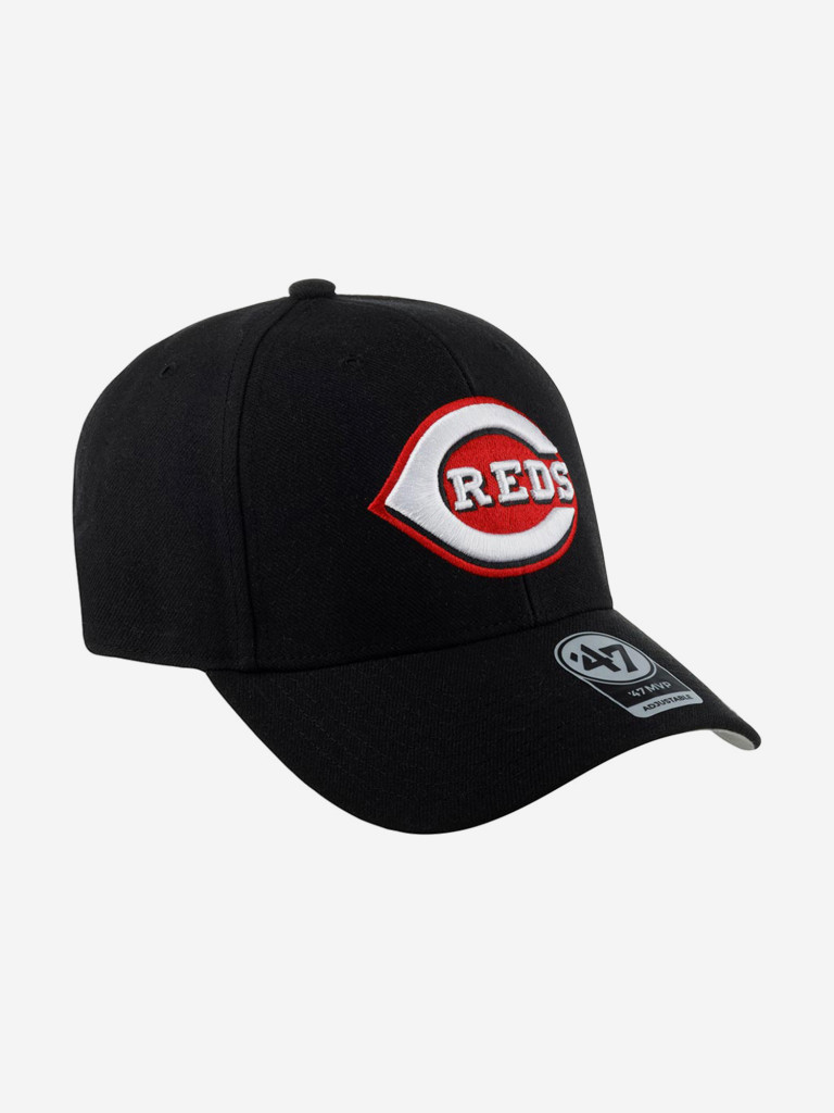 Бейсболка 47 BRAND B-MVP07WBV-BKJ Cincinnati Reds MLB (черный)