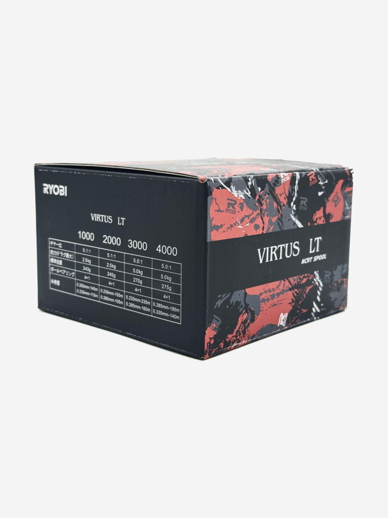 Катушка RYOBI VIRTUS LT 2000 RED для спиннинга безынерционная