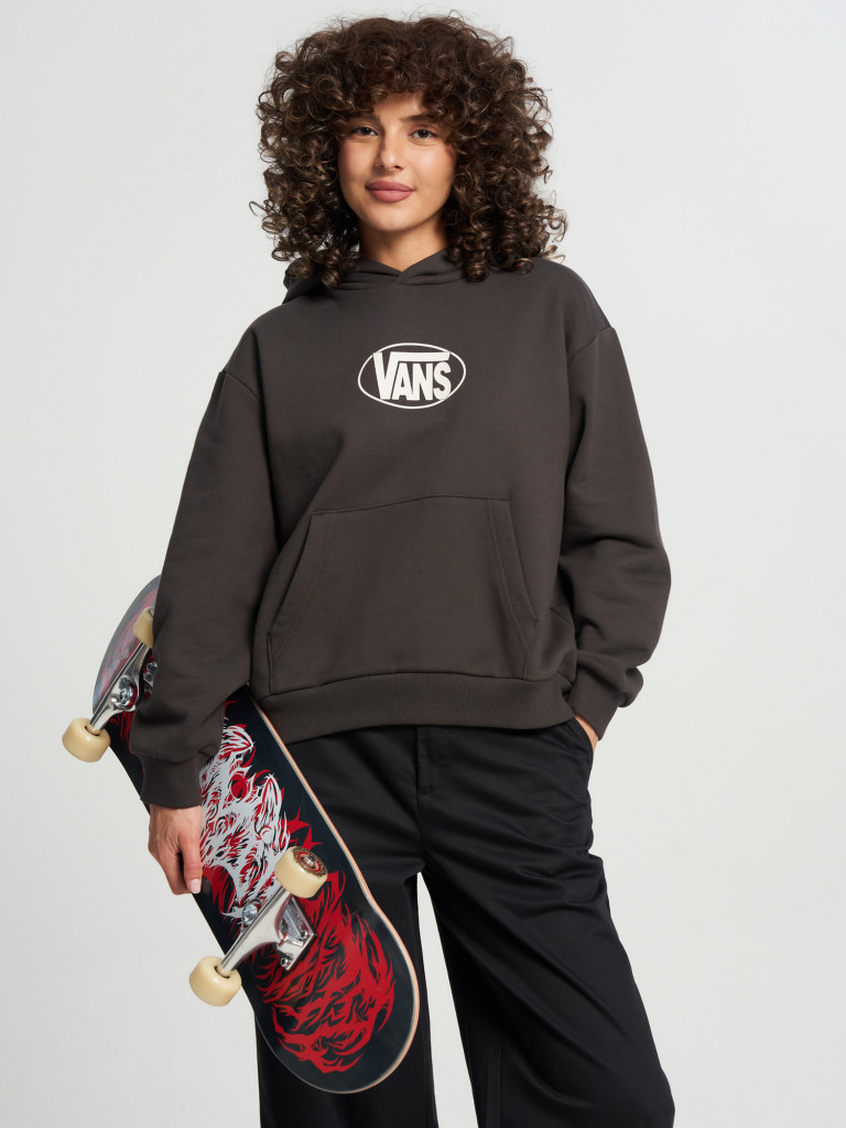 Худи женское Vans Oval Logo Relaxed