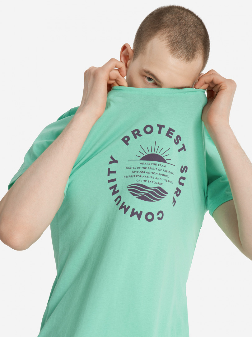 фото Футболка мужская protest, зеленый