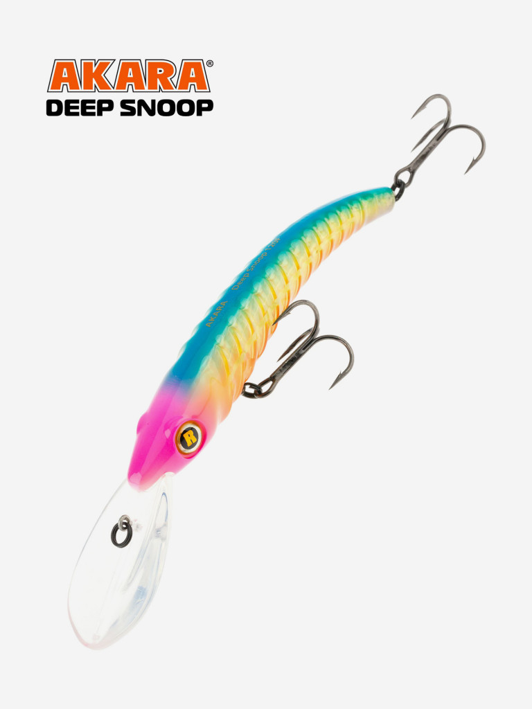 Воблер Akara Deep Snoop 120F минноу плавающий для троллинга на щуку, судака, сома 20гр A50