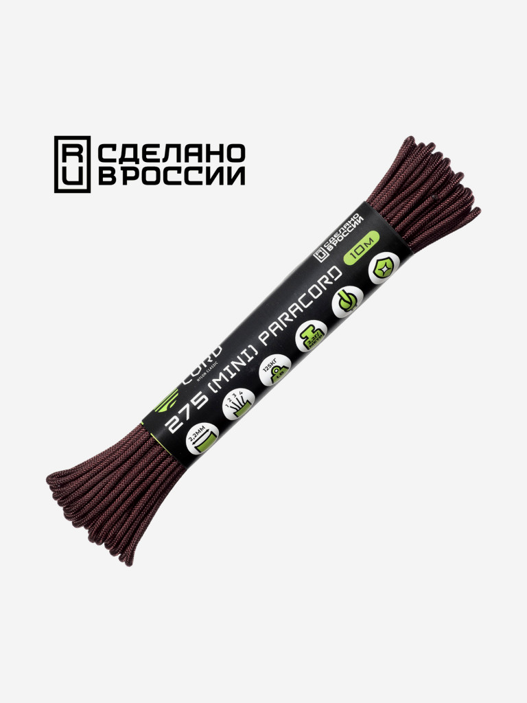 Паракорд 275 (мини) CORD nylon 10м RUS (bordo)