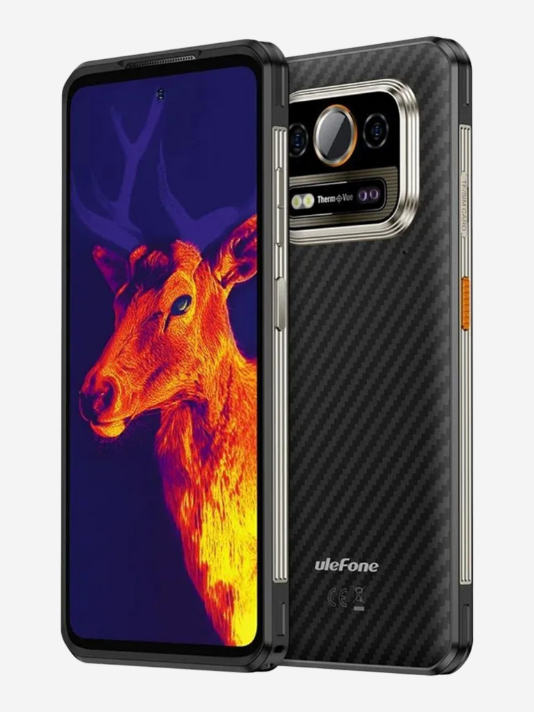 Смартфон Ulefone Armor 25T 8+256GB Frost Black, 6.78”, FHD+, 120Hz, MTK G99, And14, 50+64, 32, ThermoVue, 6500mAh