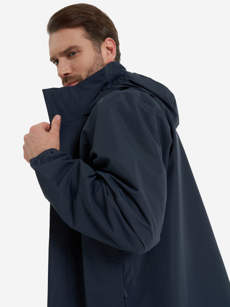 фото Куртка мембранная мужская jack wolfskin stormy point, синий