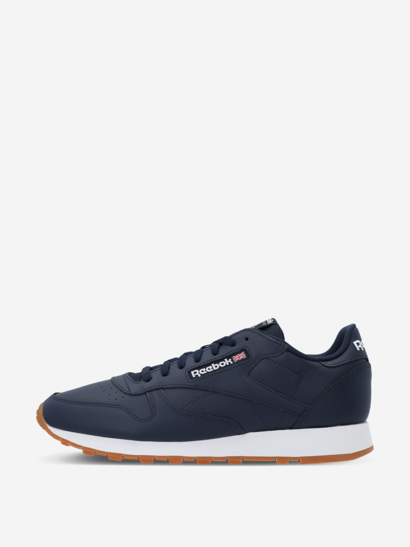 фото Кроссовки мужские reebok classic leather, синий