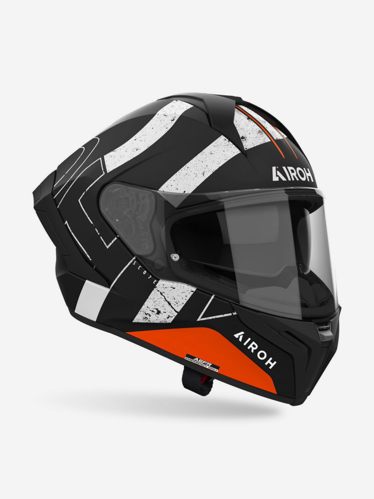 Мотошлем Интеграл Airoh MATRYX SCOPE Orange Matt