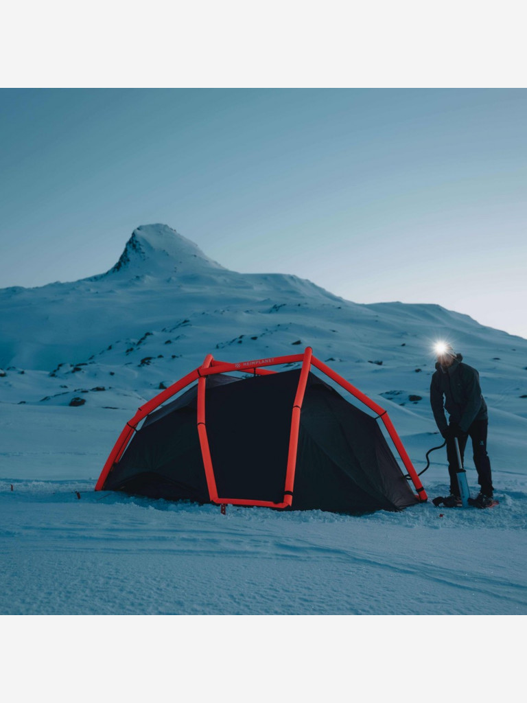 Палатка надувная для кемпинга HEIMPLANET BACKDOOR V2 4-season, Neon Red