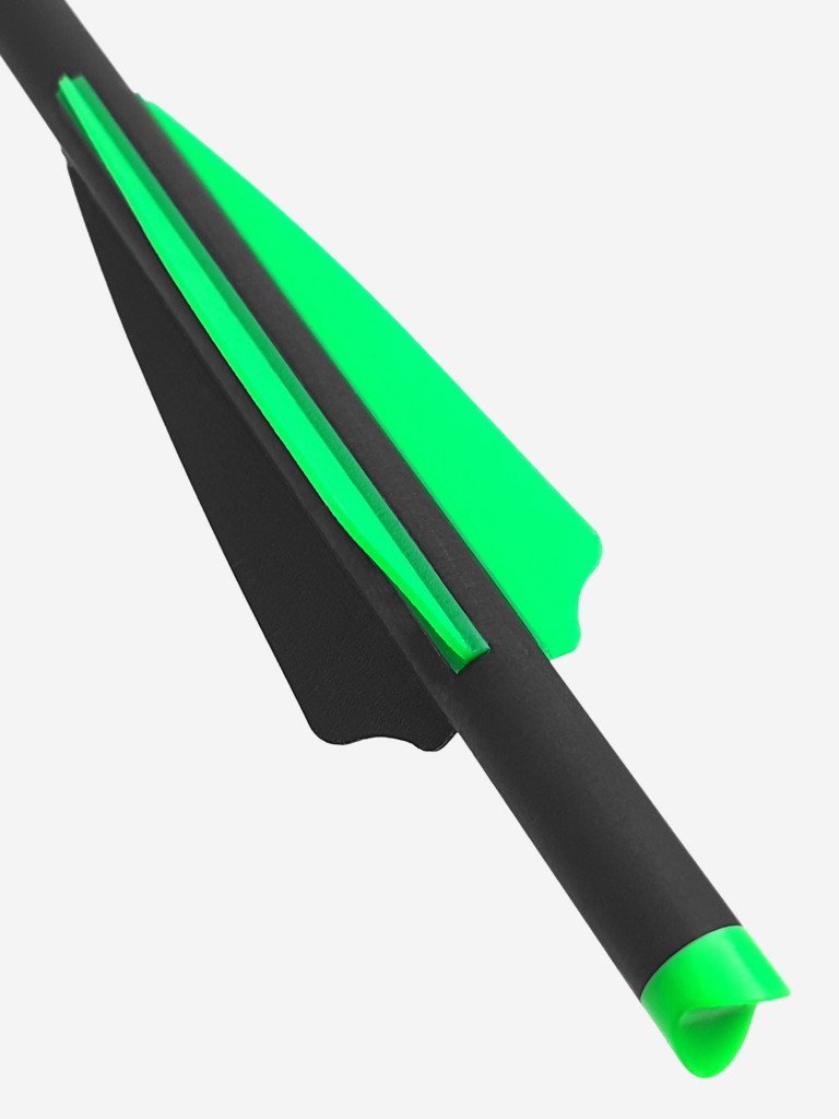 Стрела арбалетная микс карбон Centershot Toxic 20" Half Moon Nock (6шт.)