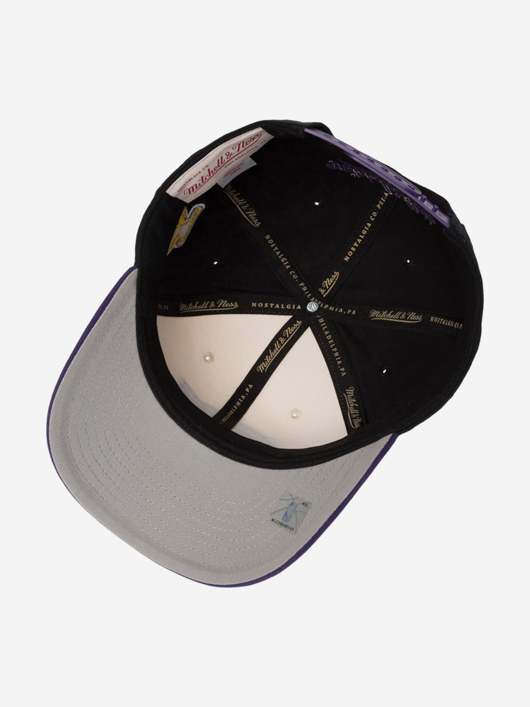 Бейсболка MITCHELL NESS HP15010-LALOFWH Los Angeles Lakers NBA