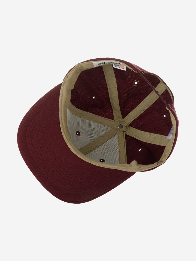 Бейсболка с прямым козырьком HOOD 100-MWL076-PA010-MN Philadelphia Name (малиновый)