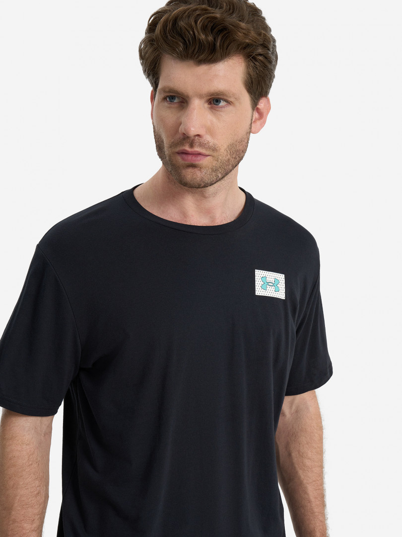 

Футболка мужская Under Armour Color Block Logo, Черный