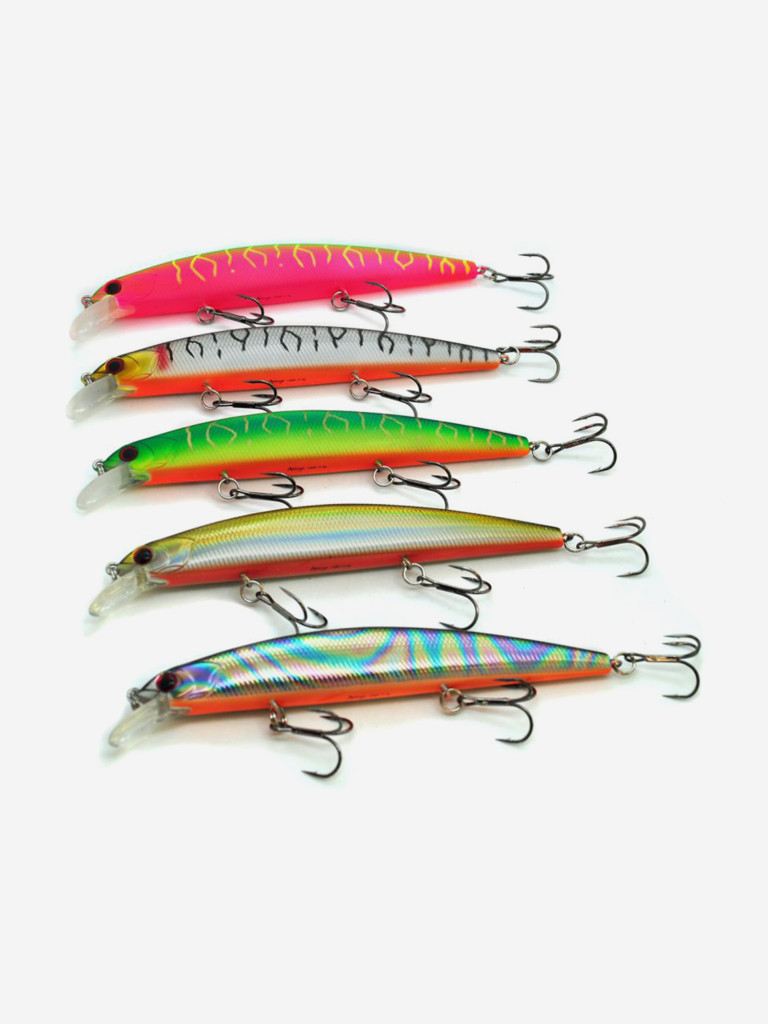 Набор воблеров для рыбалки Aringo 130SP "5 в 1" минноу