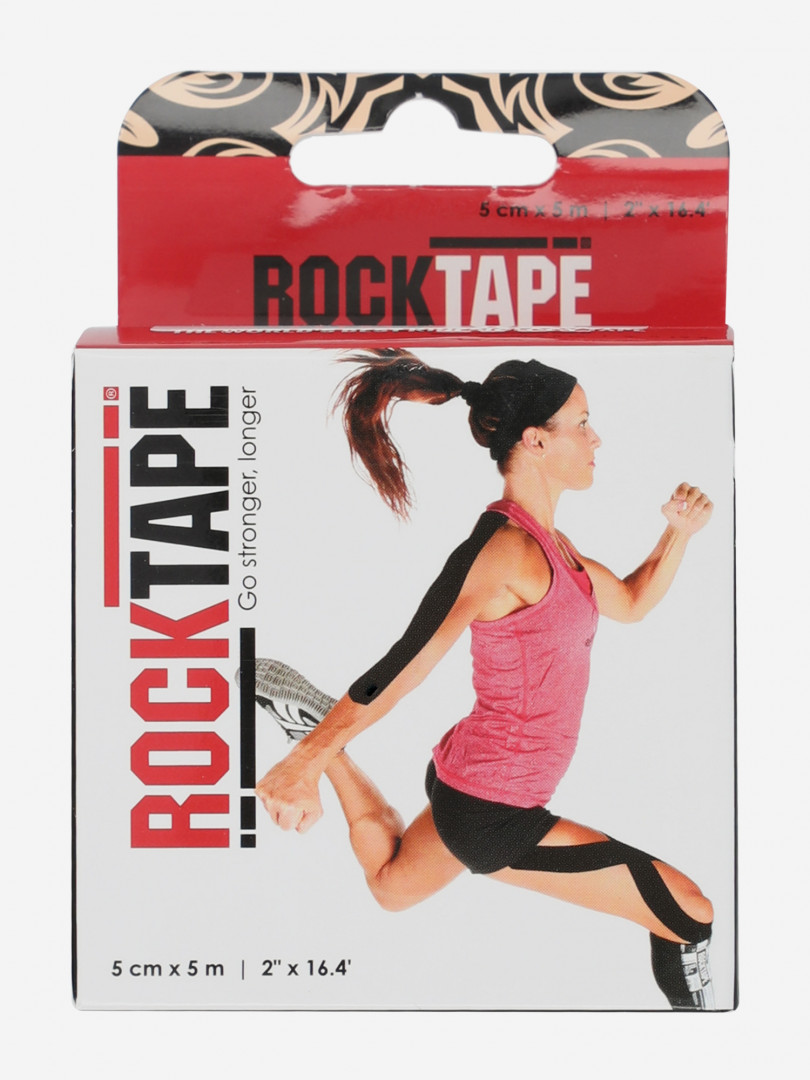 фото Кинезиотейп rocktape classic 5 см х 5 м, тату, мультицвет