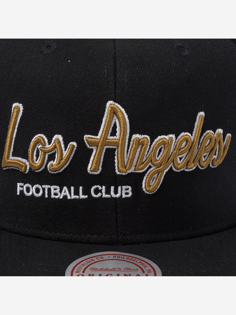 Бейсболка с прямым козырьком MITCHELL NESS HS8447-LAFBLCK Los Angeles Fc MLS