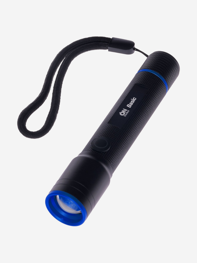 Фонарь светодиодный аккумуляторный ON Home Basic с функцией SOS, Zoom, разъем Type-C